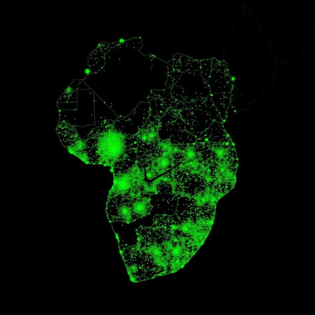 Heatmap económico de Moçambique e África